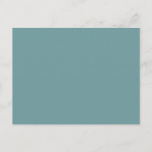 Mörk Seafoam Blue Grönt Färg Blank Sea Skam Trend Vykort