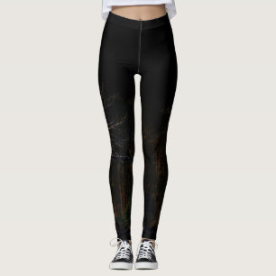 Mörk Sida 4 lecna Leggings
