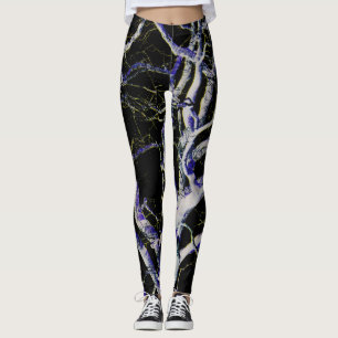 Mörk Sida 5 lecna Leggings