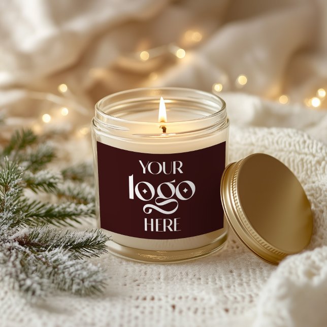 Mörk Sienna Rektangulärt Klistermärke (Dark Sienna Rectangular Sticker)