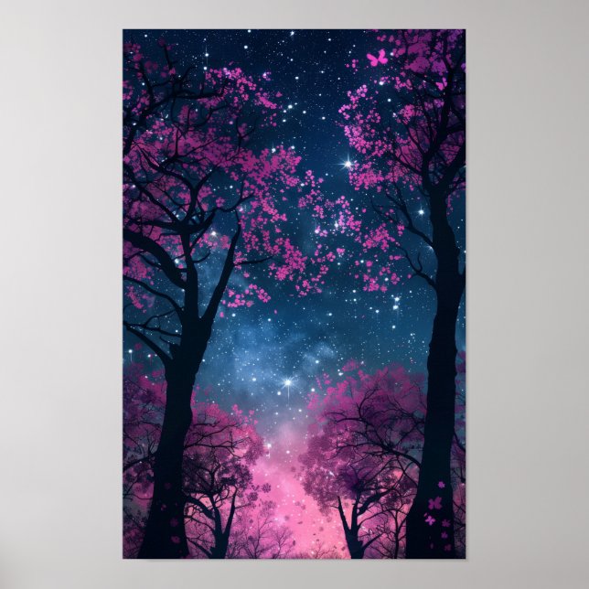 Mörk Silhouette Mobile Tapet Poster (Framsidan)