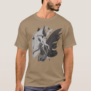 Mörk Skeleton Fairy Fantasy T Shirt