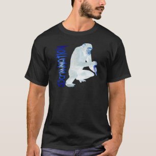 Mörk skjorta 2 för schimpans t shirt