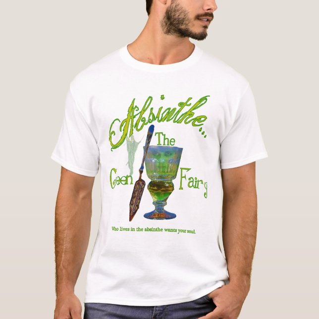 Mörk skjorta för Absinthegröntfe T-shirt (Framsida)