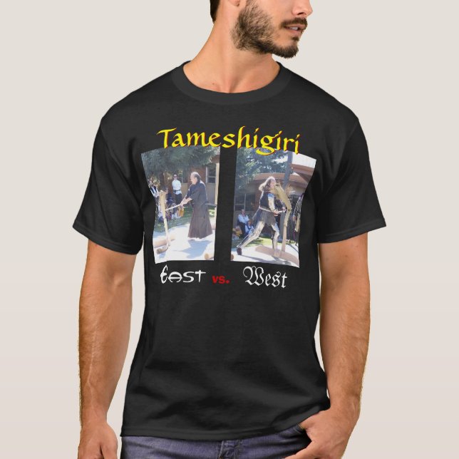 Mörk skjorta: Tameshigiri T-shirt (Framsida)