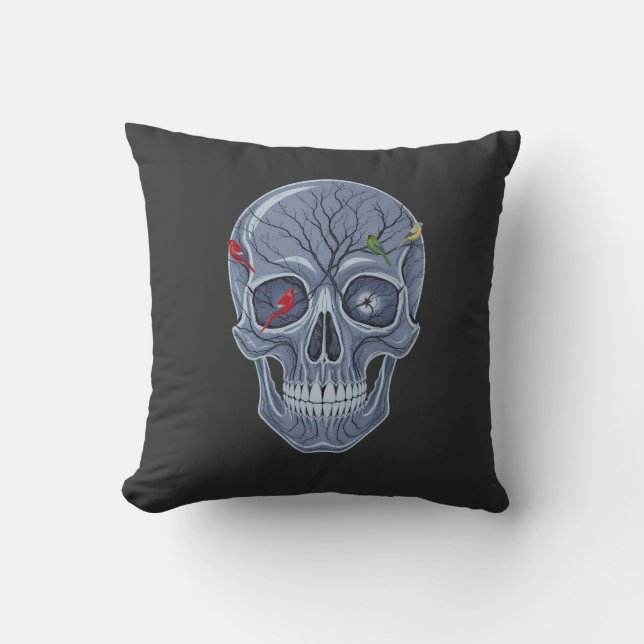 MÖRK SKOGSKULL KUDDE (Framsida)