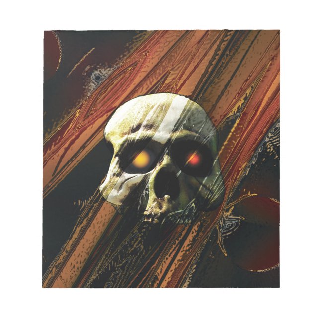 Mörk Skull Anteckningsblock (Framsida)