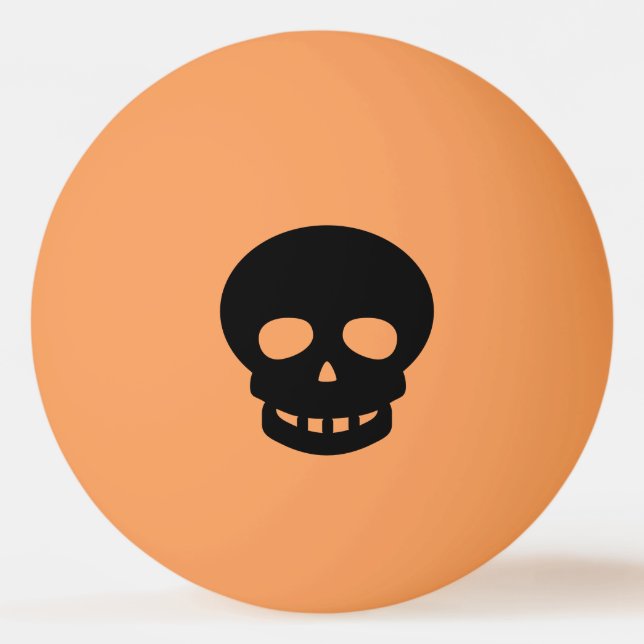 Mörk Skull Pingisboll (Framsidan)