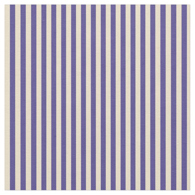 Mörk Slate Blue & Tan Färgad Mönster Tyg (Närbild)