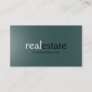 Mörk Slate Grått Real Gods Agent Affärskort Visitkort