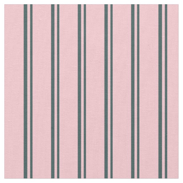 Mörk Slate Grått & Rosa Mönster Tyg (Närbild)