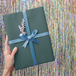 Mörk Slate Grått Solid Färg Presentpapper