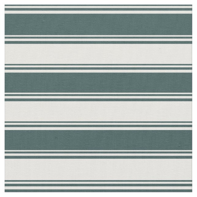 Mörk Slate Grått & White Linted/Stripe Mönster Tyg (Närbild)