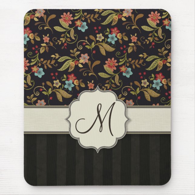 Mörk Slavicstilblommigt Musmatta (Framsidan)