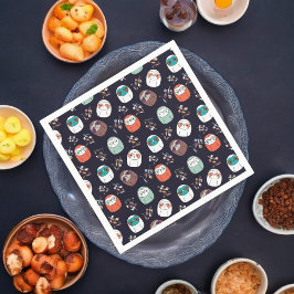 Mörk Sloth Pappersservett