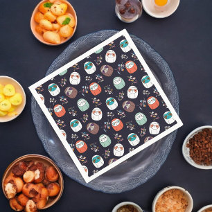 Mörk Sloth Pappersservett