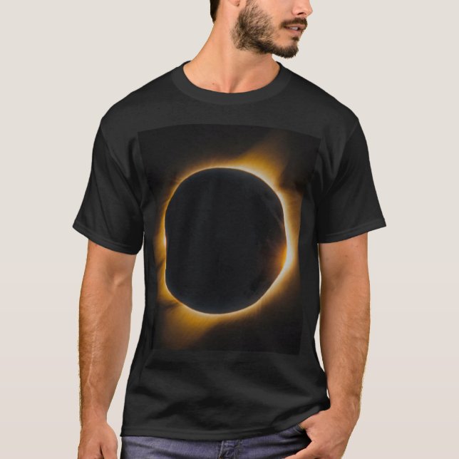 Mörk Solar Eclipse Manar T Shirt (Framsida)