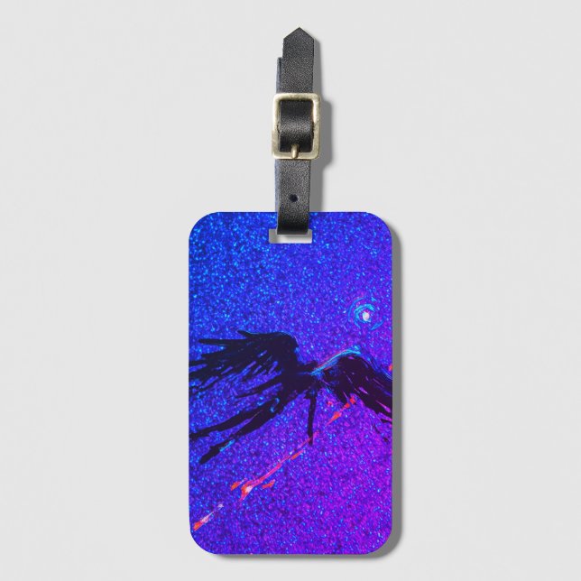 Mörk som viftar figur över rymden bagagebricka (Framsida vertikal)