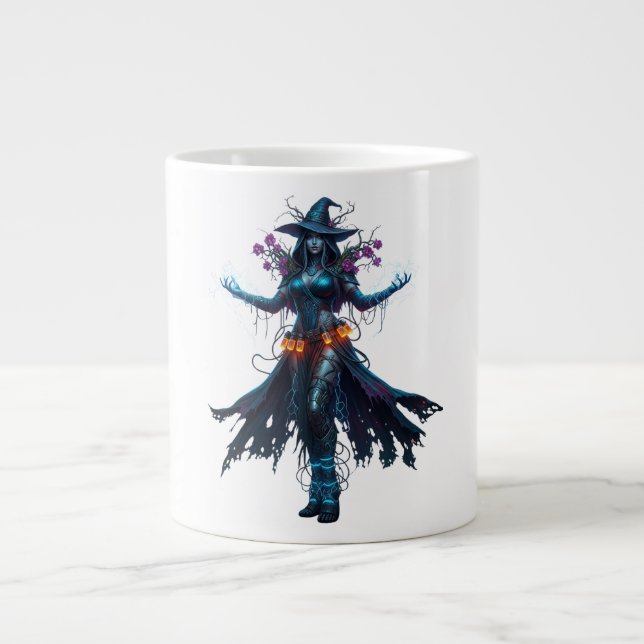 Mörk Sorceress Urban Fantasy Mugg Jumbo Mugg (Framsidan)