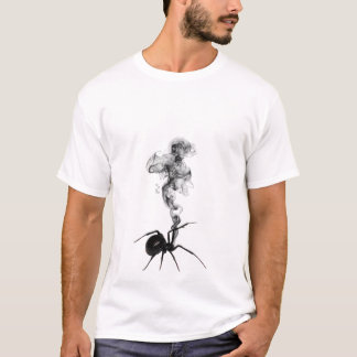 Mörk Spider Smoke Trail - Gothic Aesthetic Horror T Shirt