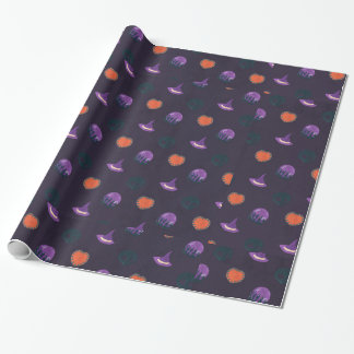 Mörk Spooky Halloween Wrapping Papper Presentpapper
