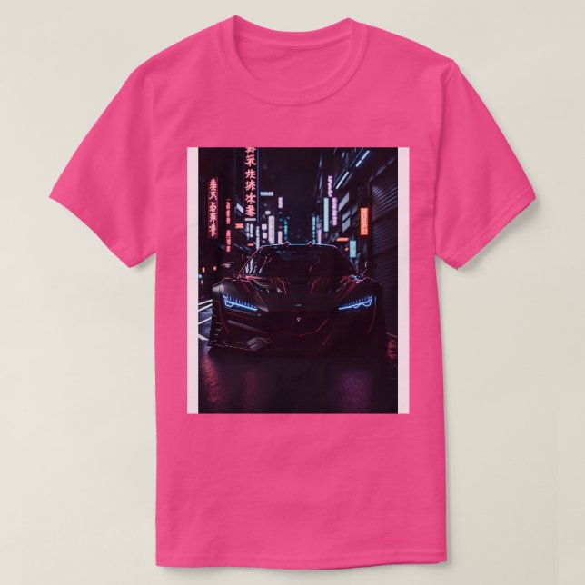 Mörk Sport i japansk stad 1 T Shirt (Design framsida)