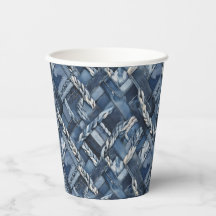 Mörk Sprickade denim-lappverk och bromsar