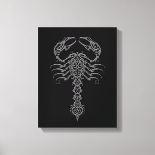 Mörk stam- Scorpion Canvastryck