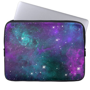 Mörk stämningsfull galax rymden yttre nebulosa stj laptop fodral