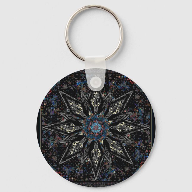 Mörk Star Nyckelring (Framsida)