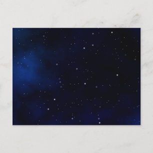Mörk Starry Night Himlar Vykort