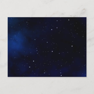 Mörk Starry Night Himlar Vykort