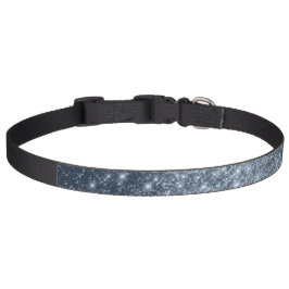 Mörk Steel Blue Stars Dog Collar Halsband Husdjur