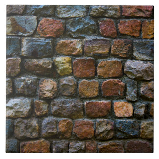 Mörk Stenvägg  Kakelplatta