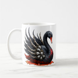 Mörk Svan av Ben – Gotisk Elegans Kaffemugg