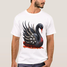 Mörk Svan av Ben – Gotisk Elegans T Shirt