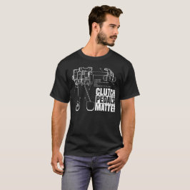 Mörk T för kopplingpedalmateria T-shirt