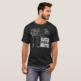 Mörk T för kopplingpedalmateria T-shirt