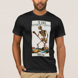 Mörk T för Tarot dödkort Tee