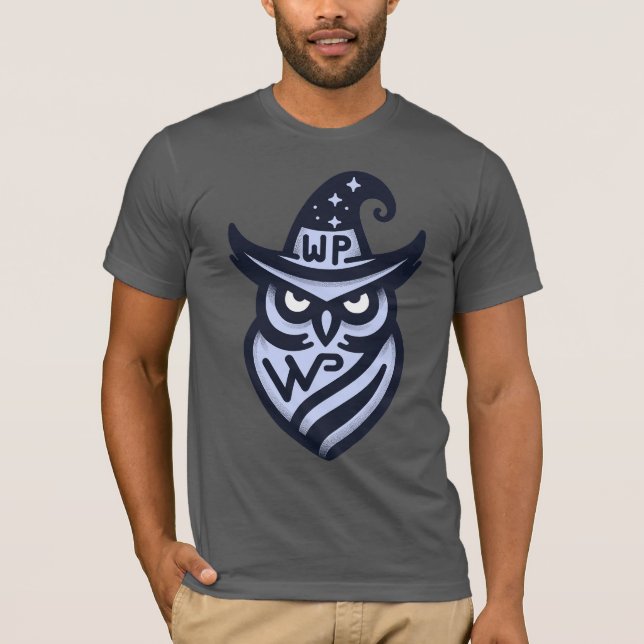 Mörk T-Shirt för webbplatsguiden (Framsida)
