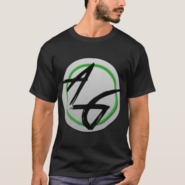 Mörk t-skjorta för APEXdobbellogotyp Tee (Framsida)
