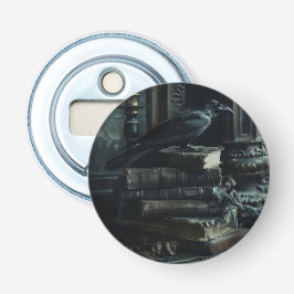 Mörk Tatty Old Bokar med Raven Flasköppnare