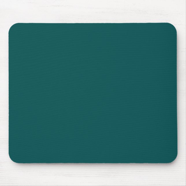  Mörk Teal (fast färg)  Musmatta (Framsidan)