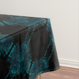 Mörk Teal Ro Bröllop Tablecloth