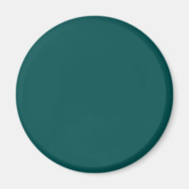Mörk Teal Solid Färg Magnet