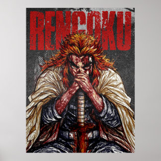 Mörk Texturerad Anime Skiss Konst Poster