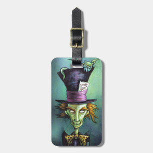 Mörk tokig Hatter från Alice i underland Bagagebricka