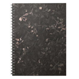 Mörk tonad anteckningsbok