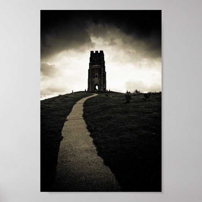Mörk Tor - Iconic Glastonbury 6x10 Archival Poster (Framsidan)