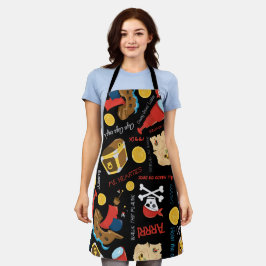 Mörk Treasure Island Pirat Party Apron